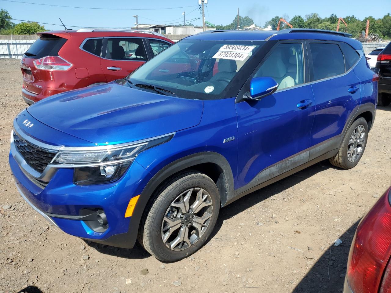 2022 KIA SELTOS EX VIN:KNDERCAAXN7268265