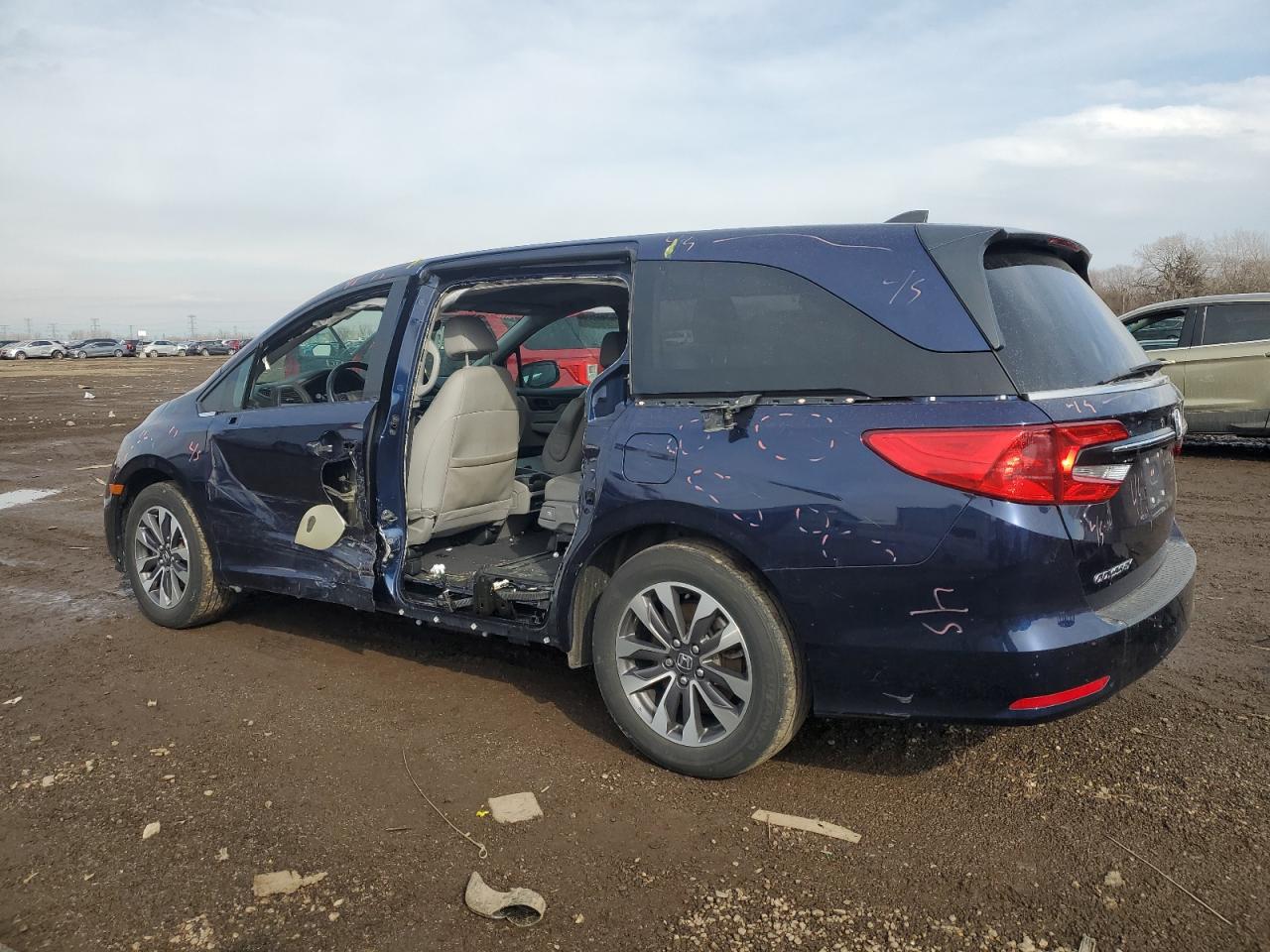 2022 HONDA ODYSSEY EXL VIN:5FNRL6H71NB021161