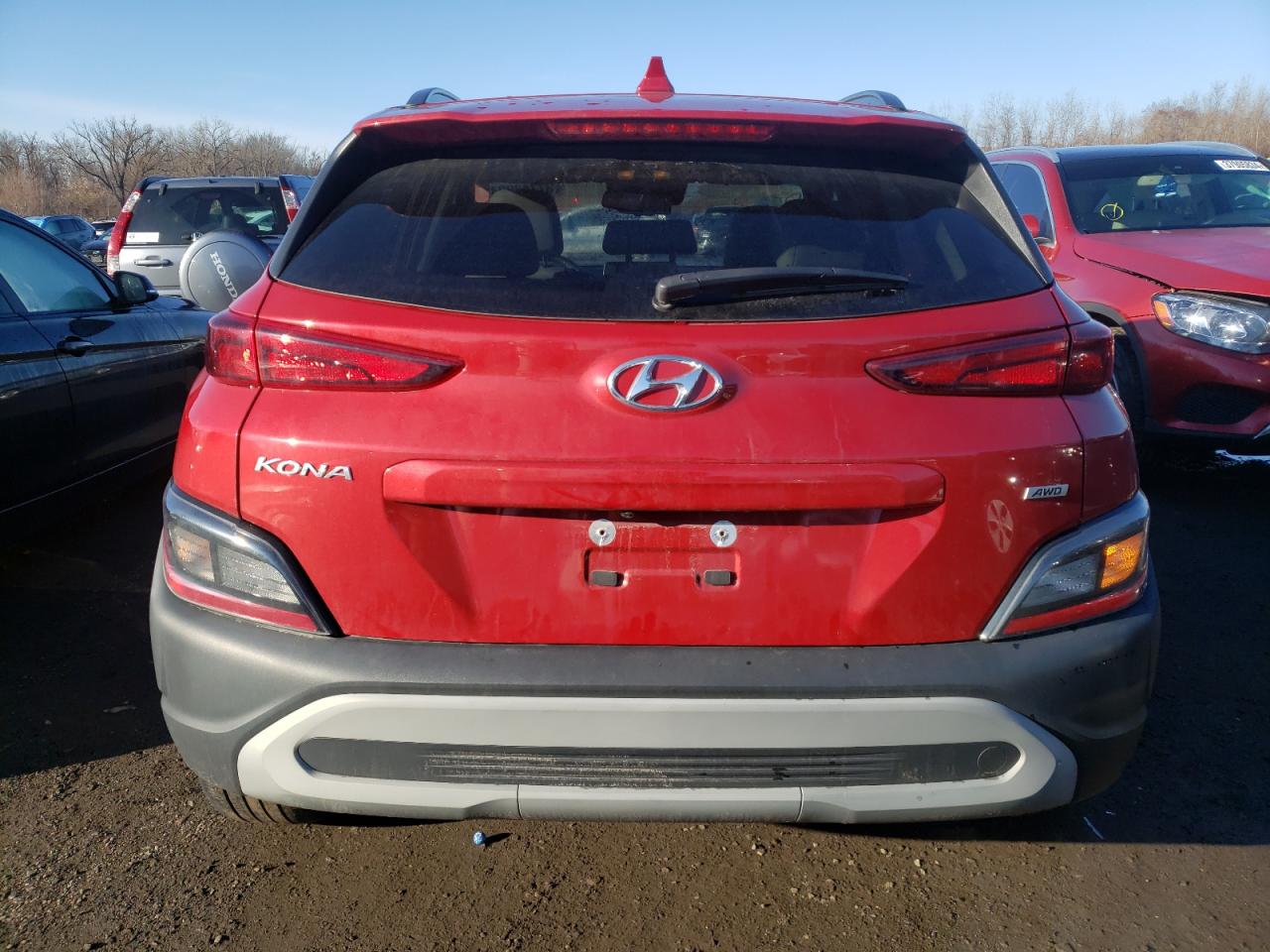 2022 HYUNDAI KONA SEL VIN:KM8K3CAB5NU820118