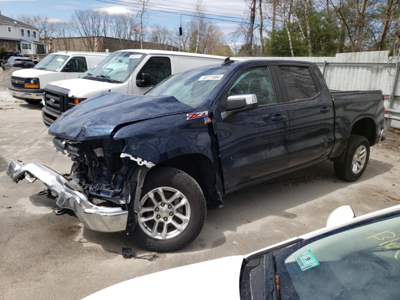 2022 CHEVROLET SILVERADO K1500 LT VIN:1GCUDDEDXNZ501585