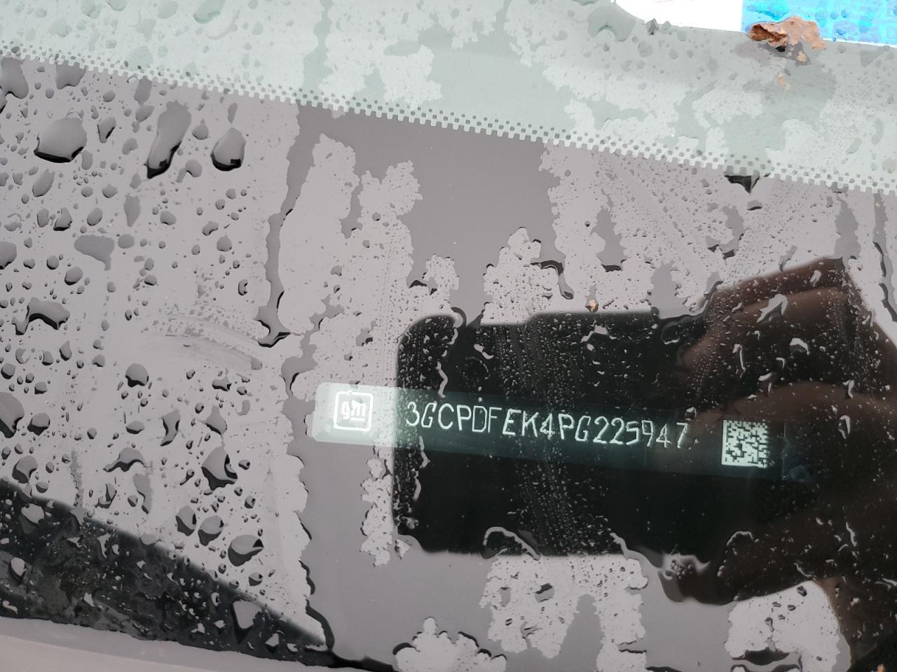 2023 CHEVROLET SILVERADO K1500 LT TRAIL BOSS VIN:3GCPDFEK4PG225947