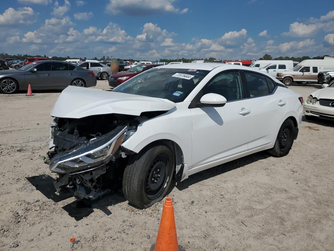 2022 NISSAN SENTRA S VIN:3N1AB8BV8NY227149