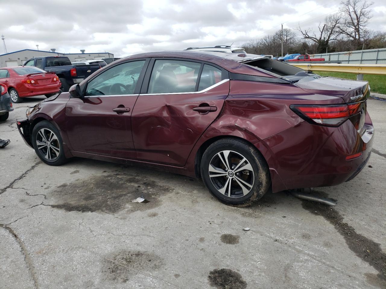 2022 NISSAN SENTRA SV VIN:3N1AB8CV9NY296379