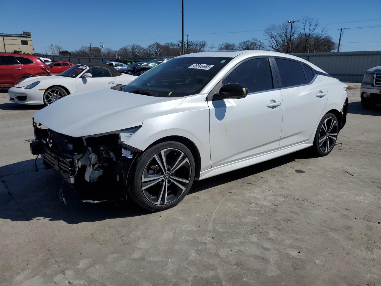 2022 NISSAN SENTRA SR VIN:3N1AB8DV3NY315720