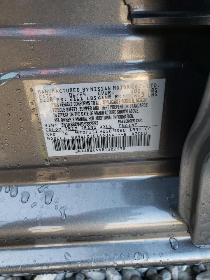 2024 NISSAN SENTRA SV VIN:3N1AB8CV4RY382592