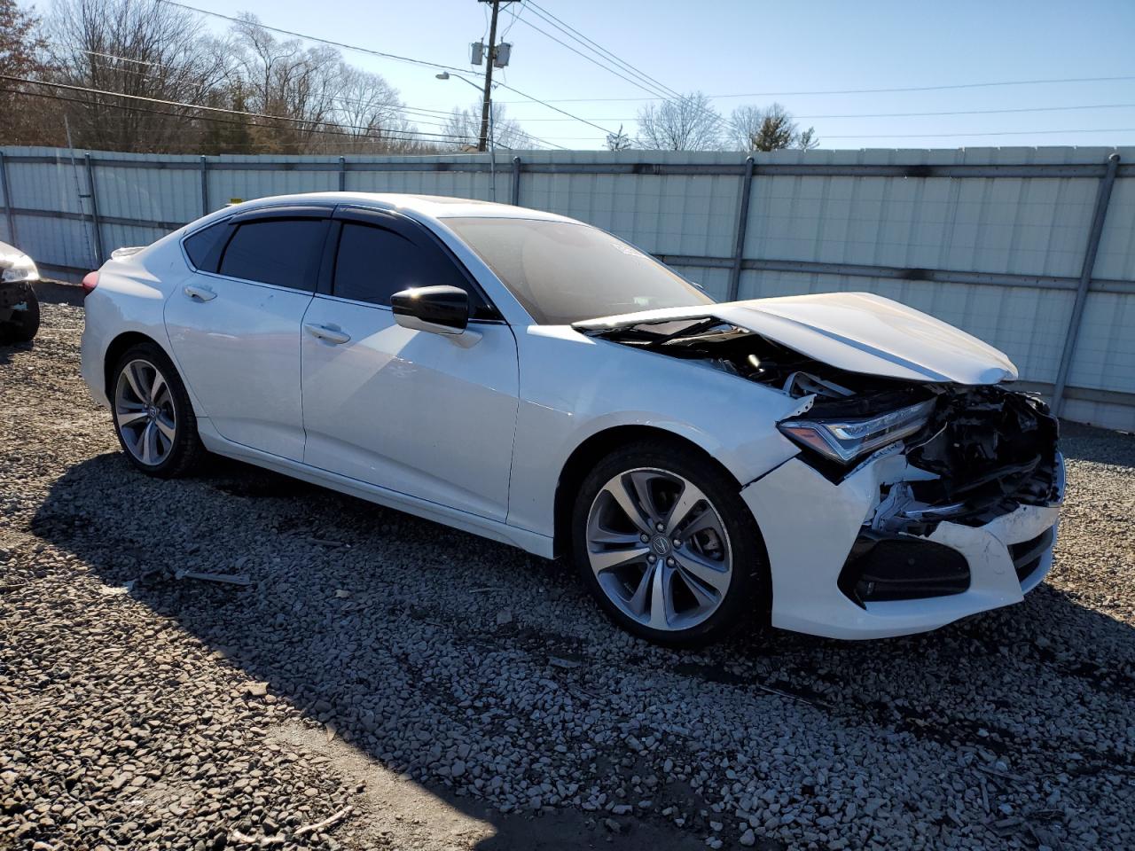 2022 ACURA TLX ADVANCE VIN:19UUB6F61NA003017