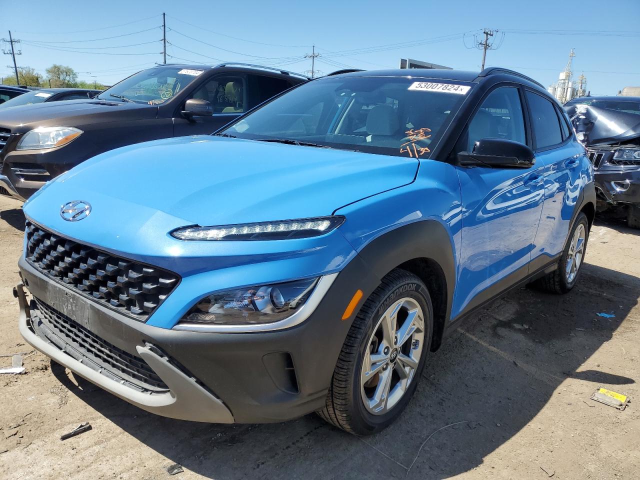 2022 HYUNDAI KONA SEL VIN:KM8K6CAB9NU888767