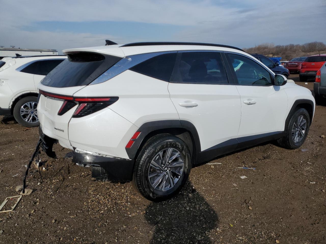 2022 HYUNDAI TUCSON BLUE VIN:KM8JBCA10NU029999