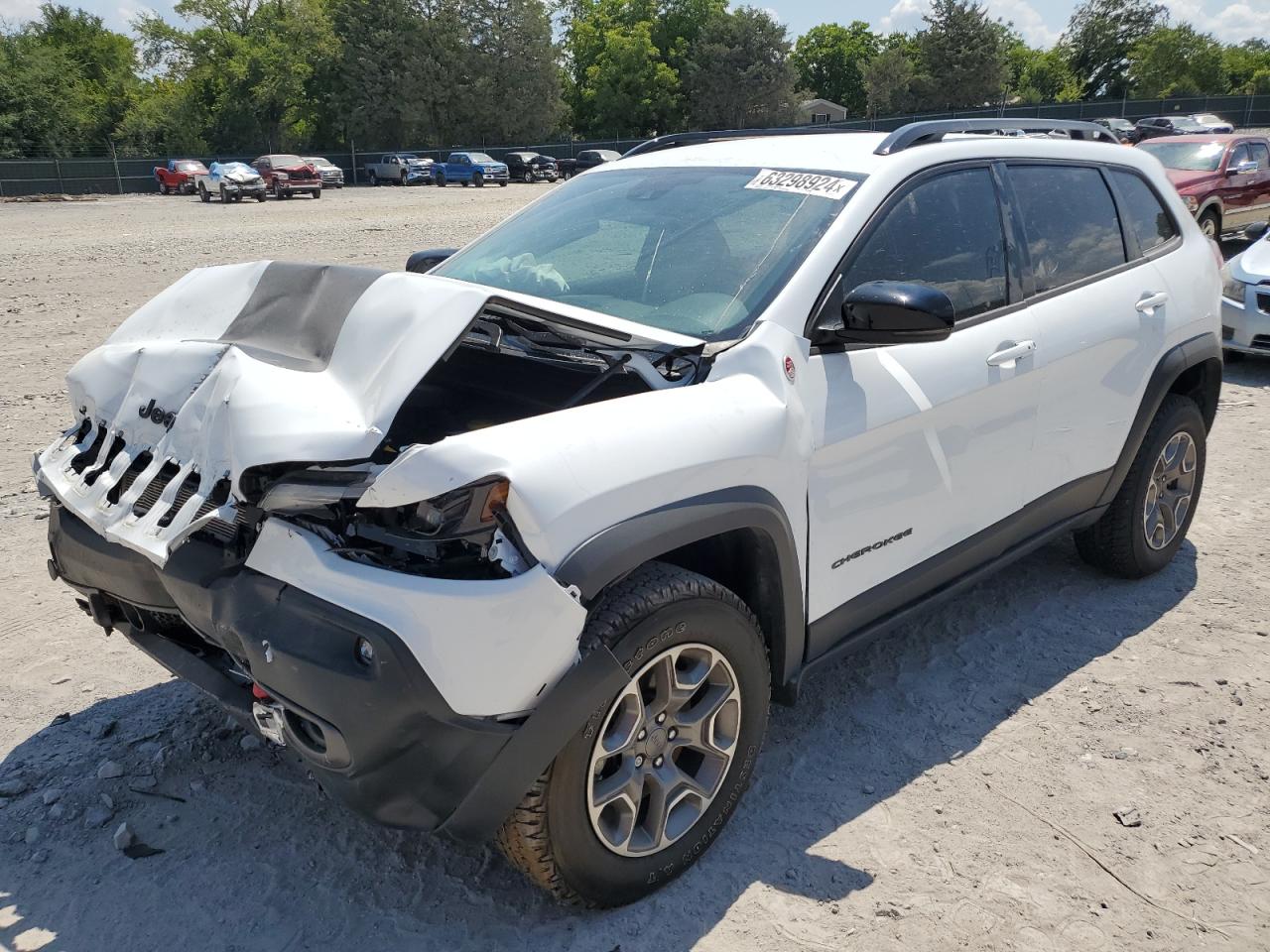 2022 JEEP CHEROKEE TRAILHAWK VIN:1C4PJMBX4ND502216