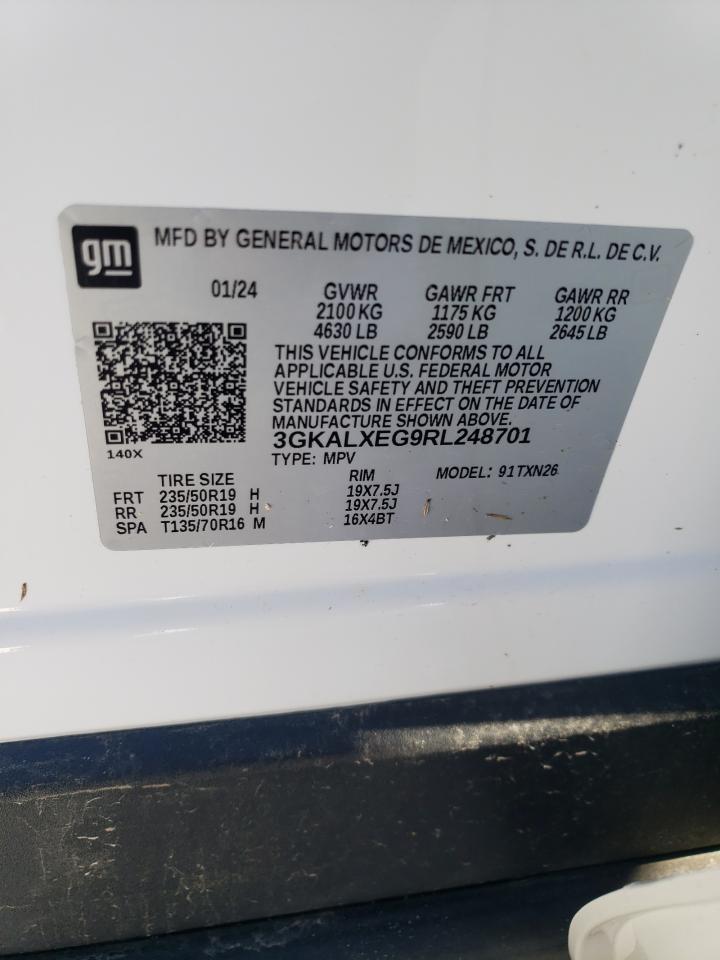 2024 GMC TERRAIN DENALI VIN:3GKALXEG9RL248701