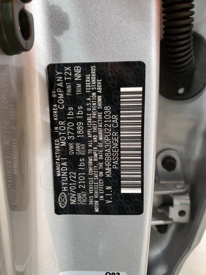 2023 HYUNDAI VENUE SE VIN:KMHRB8A30PU221038