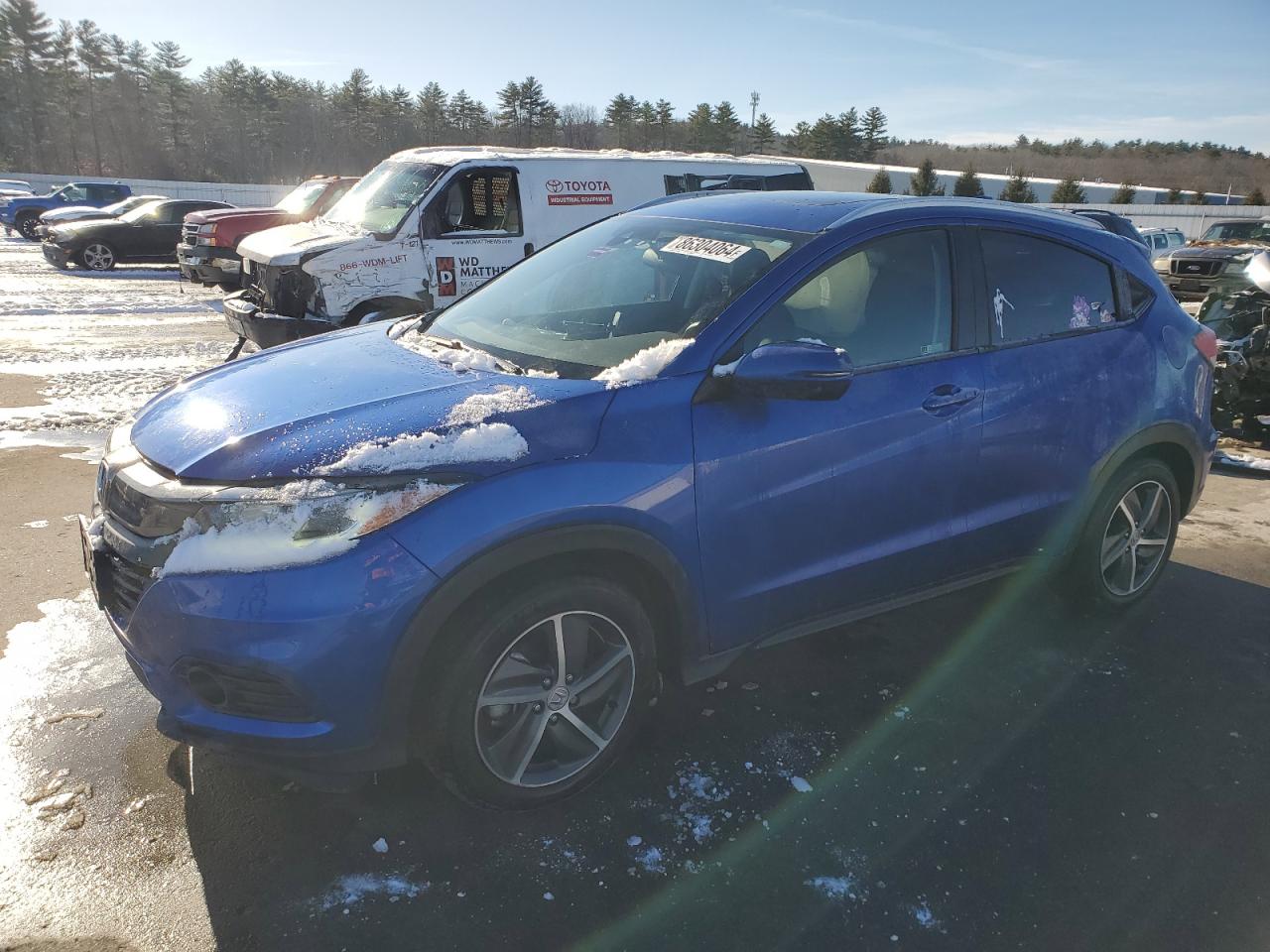 2022 HONDA HR-V EX VIN:3CZRU6H57NM773660