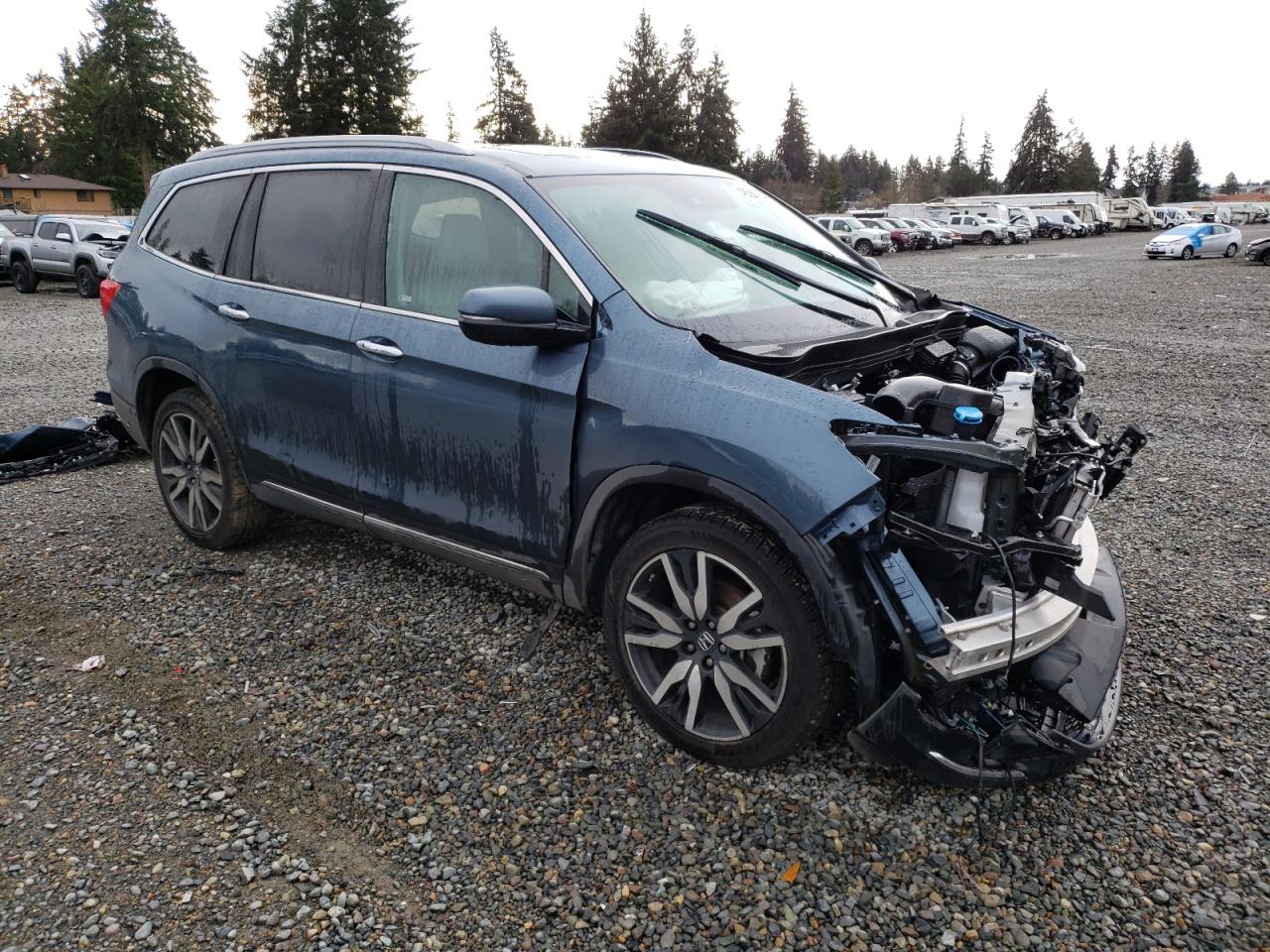 2022 HONDA PILOT TOURING VIN:5FNYF6H95NB002780