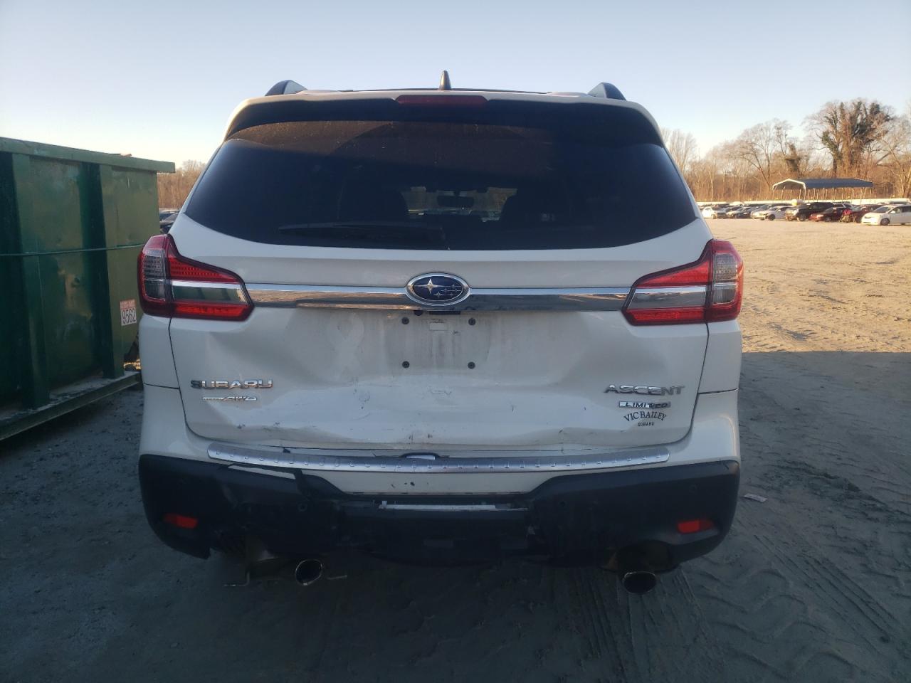 2022 SUBARU ASCENT LIMITED VIN:4S4WMALD9N3456552
