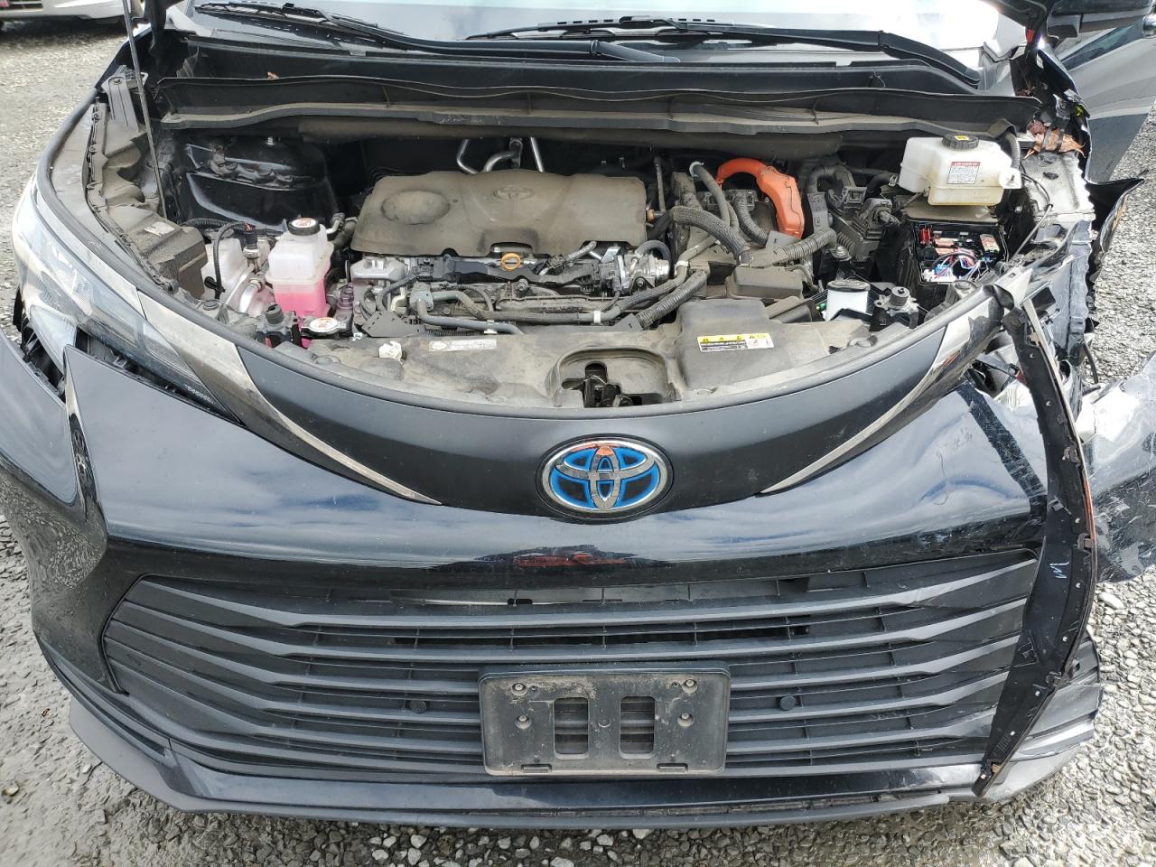 2022 TOYOTA SIENNA XLE VIN:5TDASKFC7NS057392
