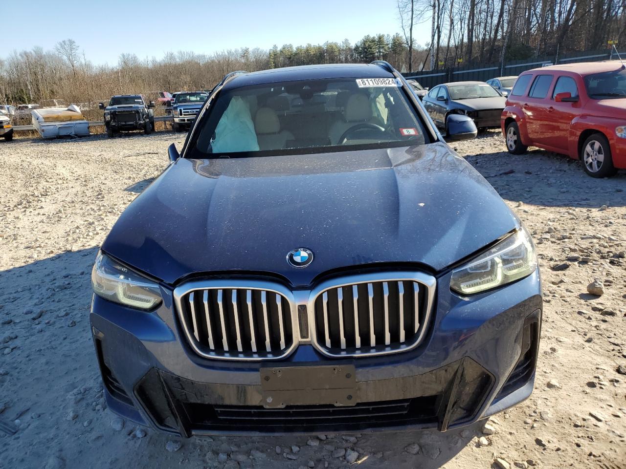 2022 BMW X3 XDRIVE30I VIN:5UX53DP09N9J36655