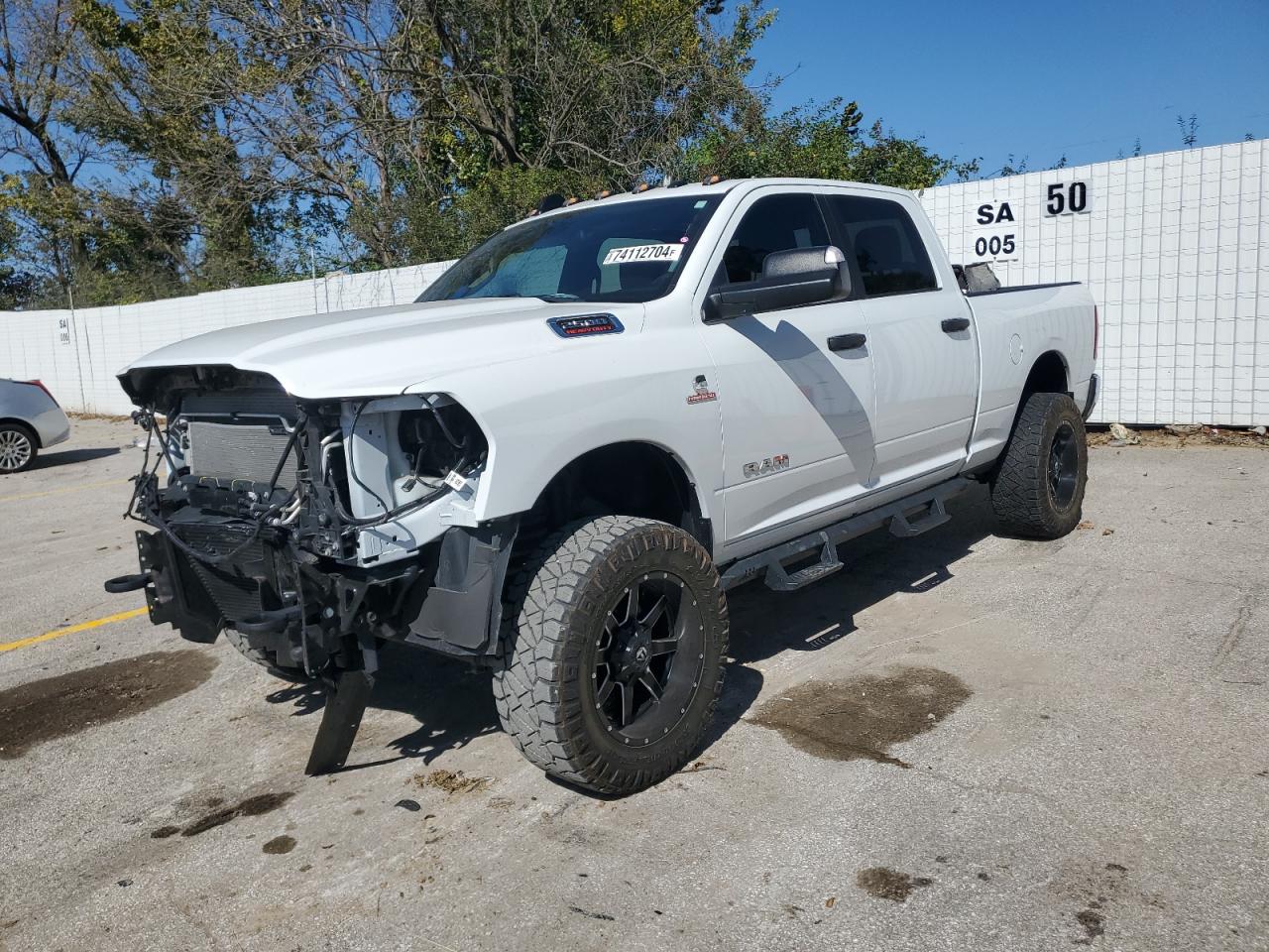 2022 RAM 2500 BIG HORN/LONE STAR VIN:3C6UR5DL9NG282240