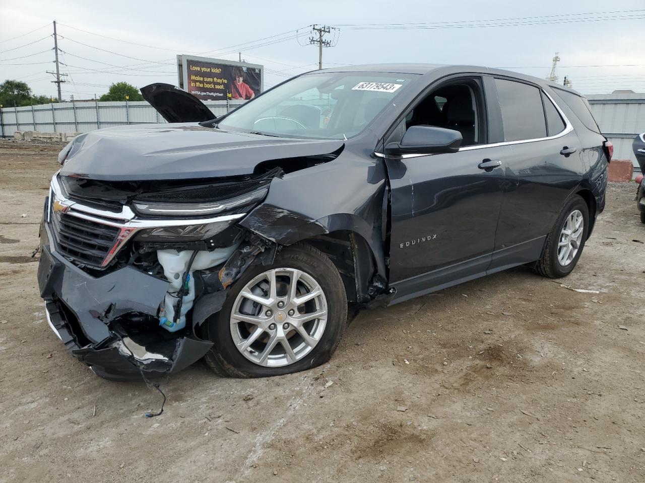 2022 CHEVROLET EQUINOX LT VIN:2GNAXKEV6N6129091