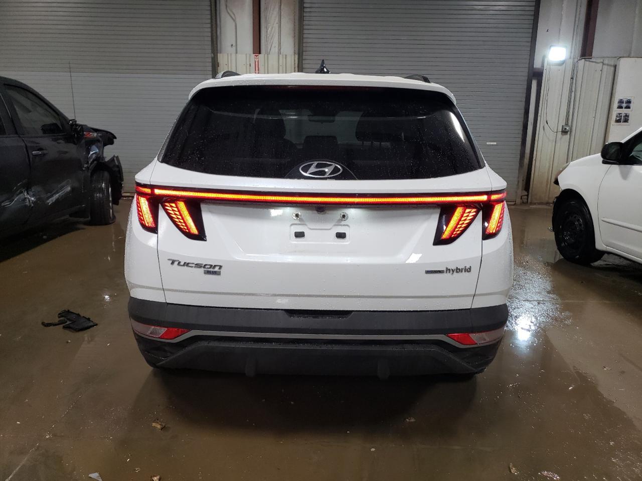 2022 HYUNDAI TUCSON BLUE VIN:KM8JBCA14NU031500