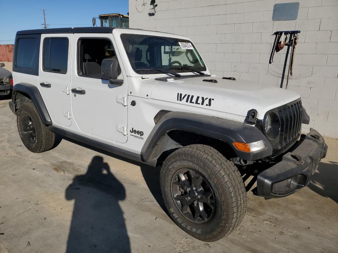 2022 JEEP WRANGLER UNLIMITED SPORT VIN:1C4HJXDG8NW140737