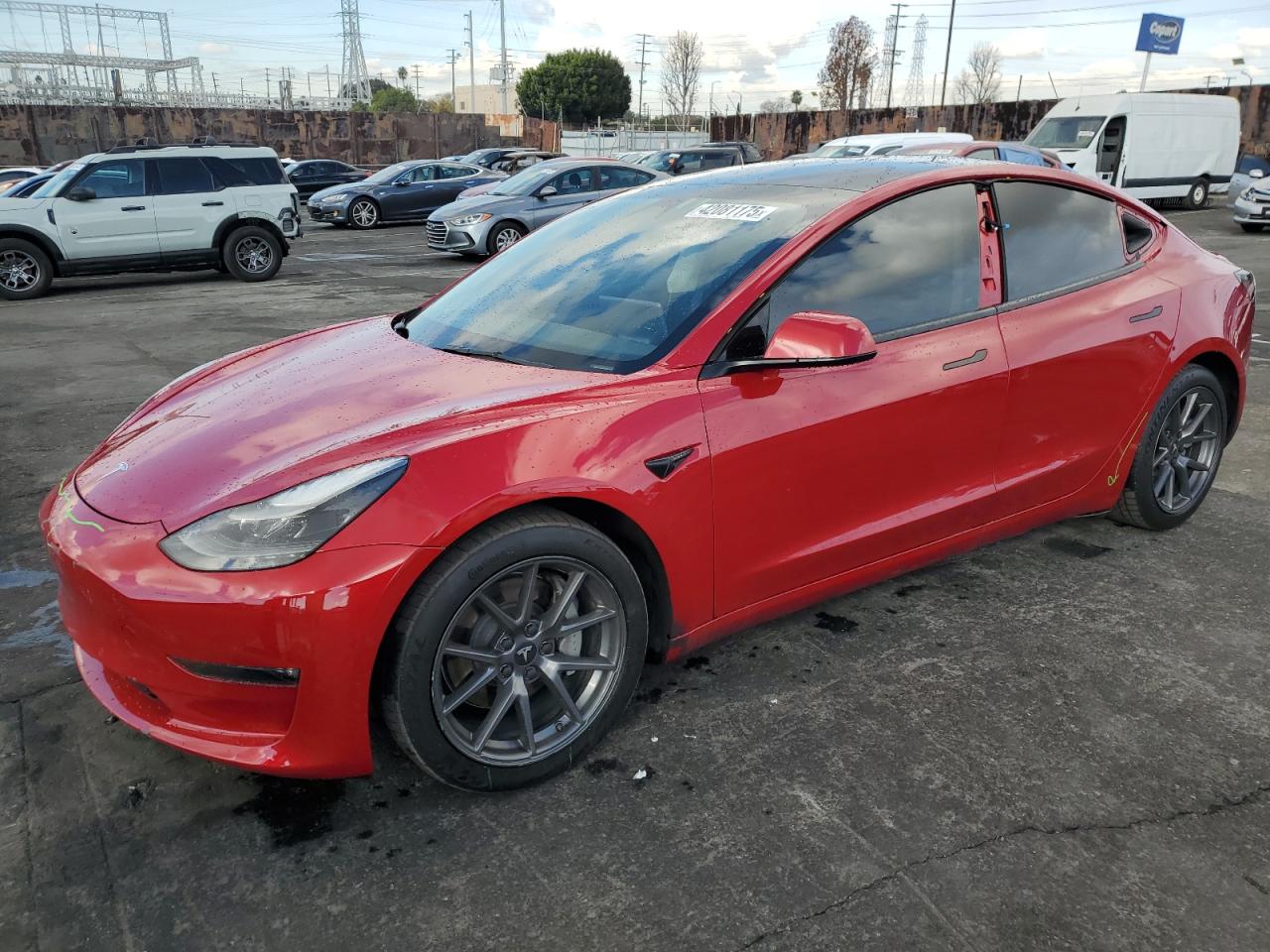 2022 TESLA MODEL 3  VIN:5YJ3E1EB0NF134417