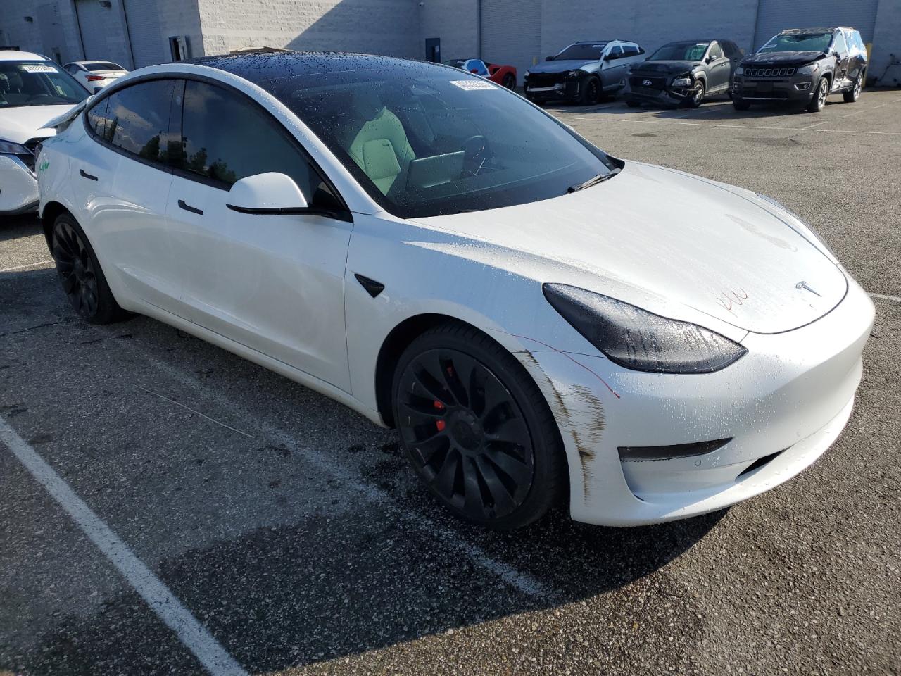2022 TESLA MODEL 3  VIN:5YJ3E1EC1NF180850