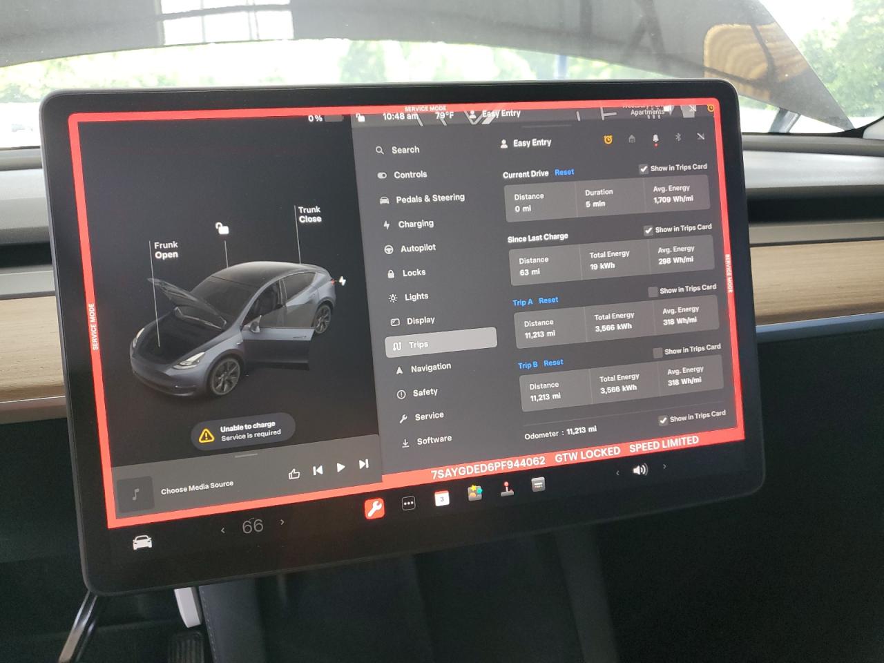 2023 TESLA MODEL Y  VIN:7SAYGDED6PF944062