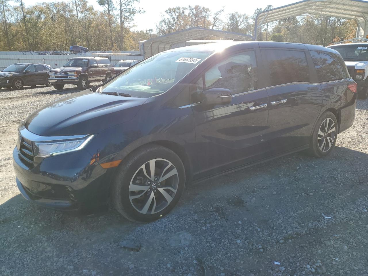 2022 HONDA ODYSSEY TOURING VIN:5FNRL6H83NB005391