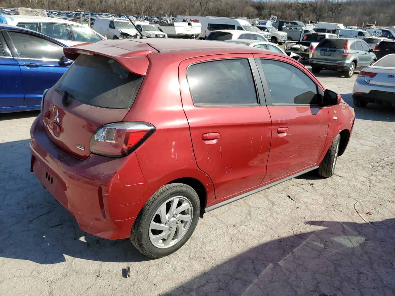 2022 MITSUBISHI MIRAGE ES VIN:ML32AUHJ9NH001458