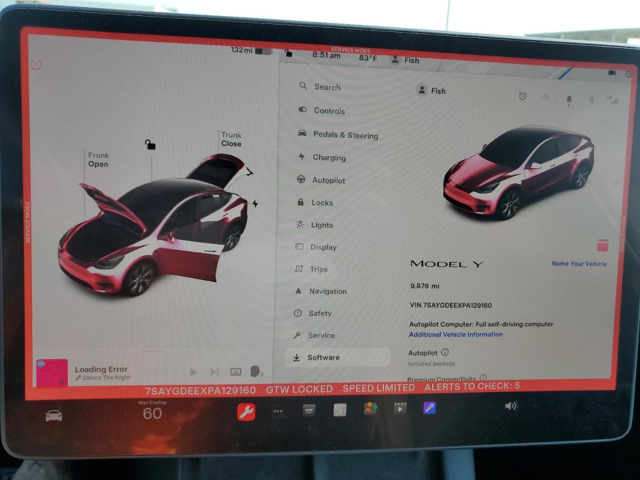 2023 TESLA MODEL Y  VIN:7SAYGDEEXPA129160