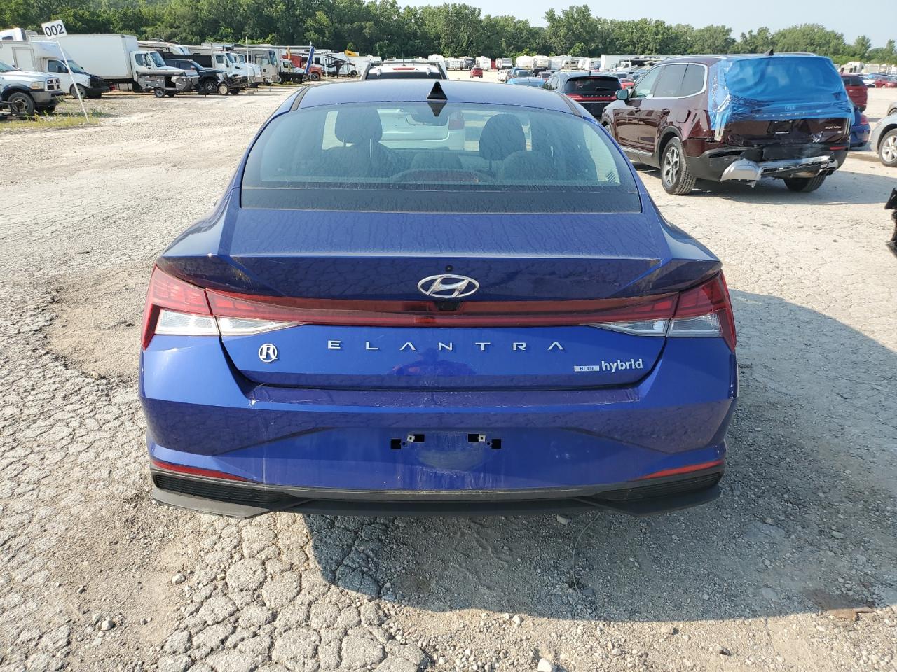 2022 HYUNDAI ELANTRA BLUE VIN:KMHLM4AJ5NU028114