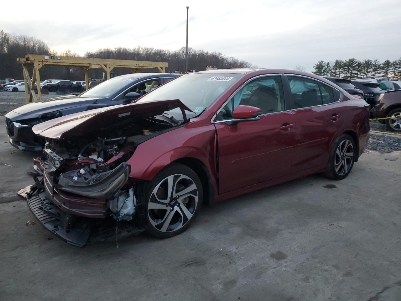 2022 SUBARU LEGACY LIMITED VIN:4S3BWAN66N3018583