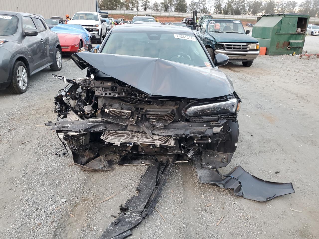 2023 HONDA CIVIC TOURING VIN:2HGFE1F99PH306502