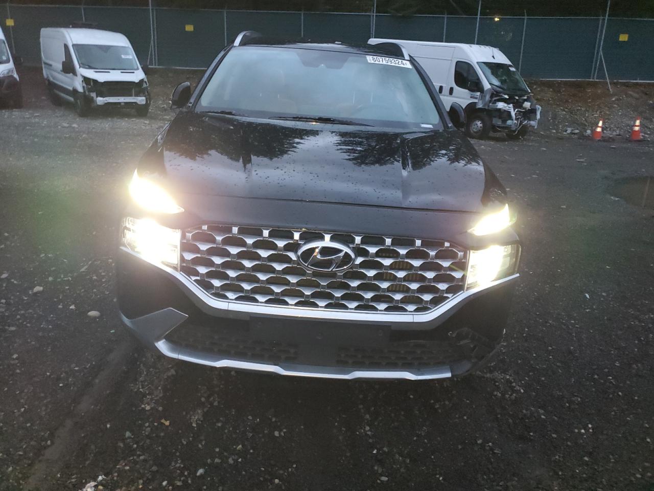 2022 HYUNDAI SANTA FE BLUE VIN:KM8S2DA11NU057188