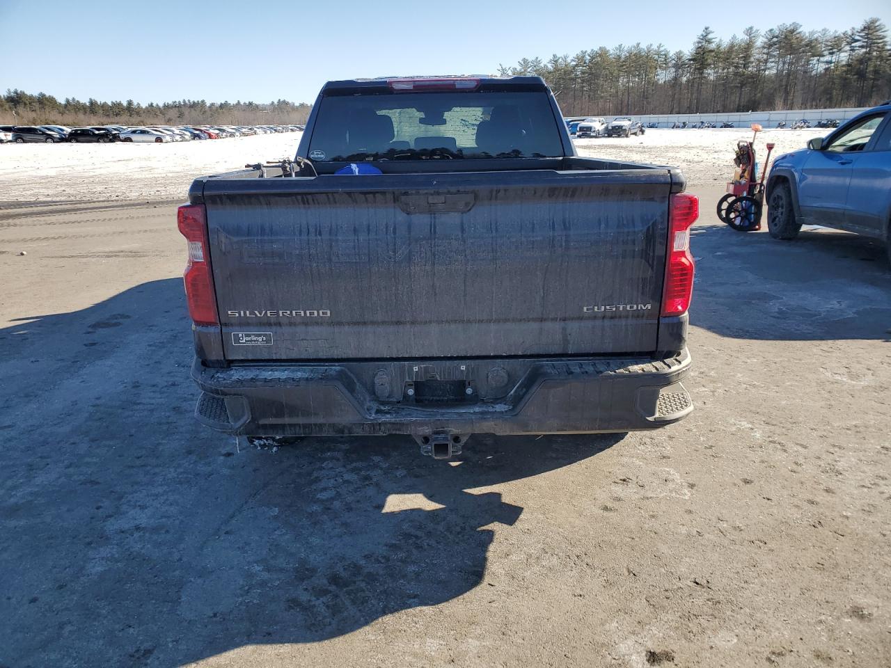 2022 CHEVROLET SILVERADO K1500 CUSTOM VIN:3GCPDBEK8NG605640