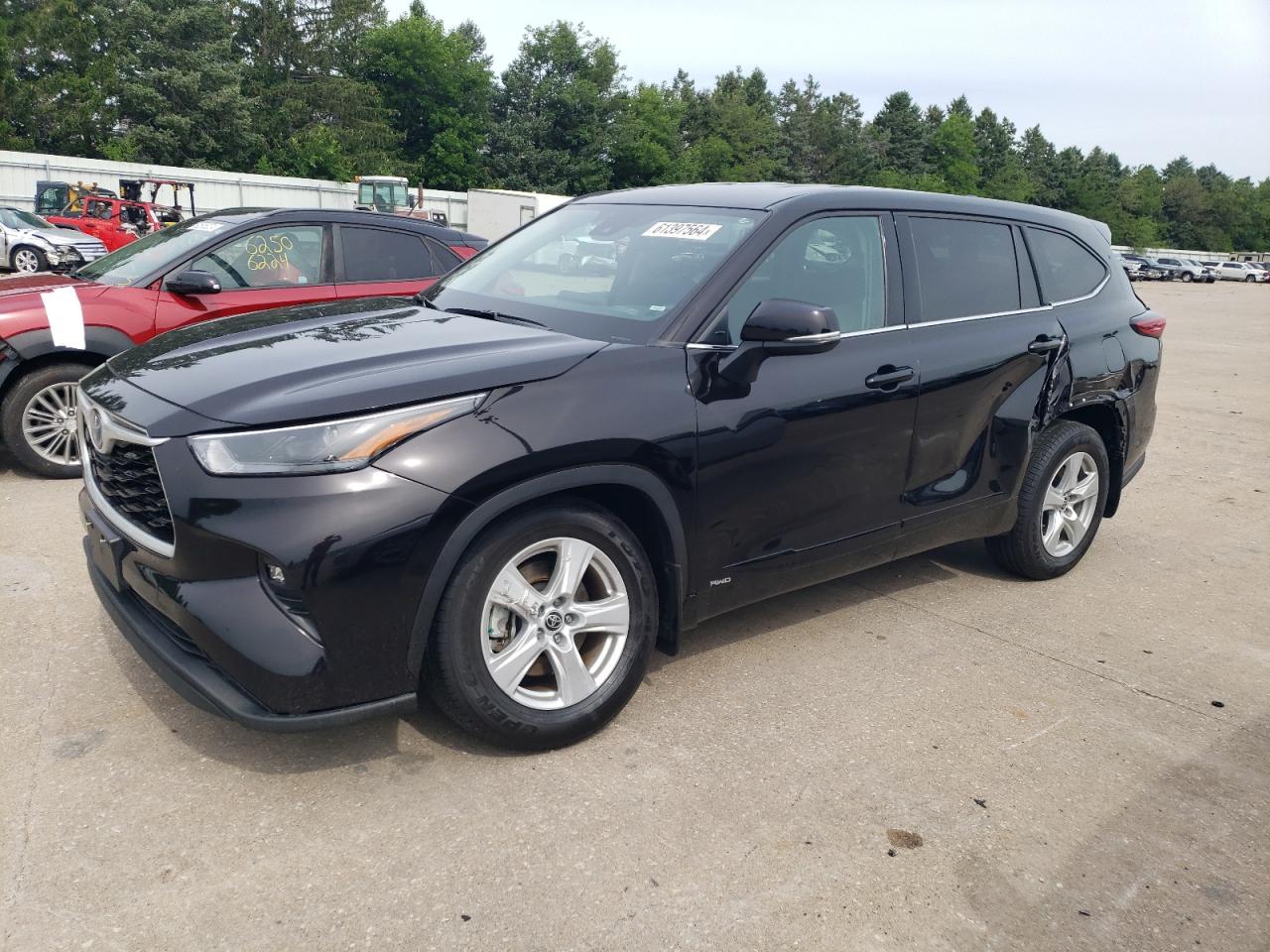 2022 TOYOTA HIGHLANDER HYBRID LE VIN:5TDBBRCH4NS102107