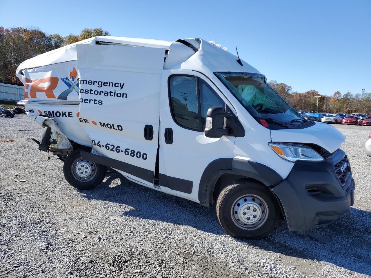 2023 RAM PROMASTER 2500 2500 HIGH VIN:3C6LRVDG2PE596051