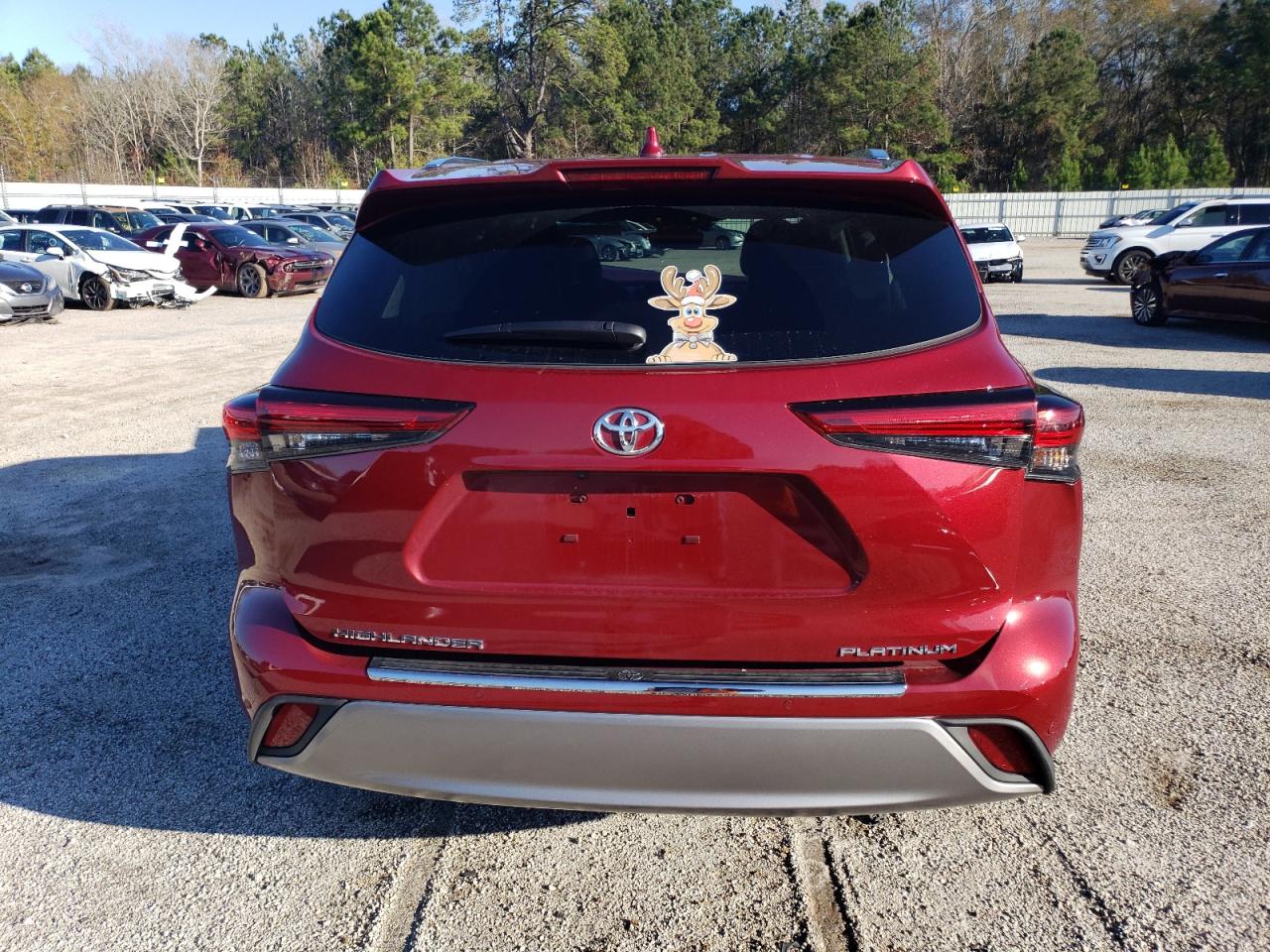 2022 TOYOTA HIGHLANDER PLATINUM VIN:5TDFZRAH5NS123662