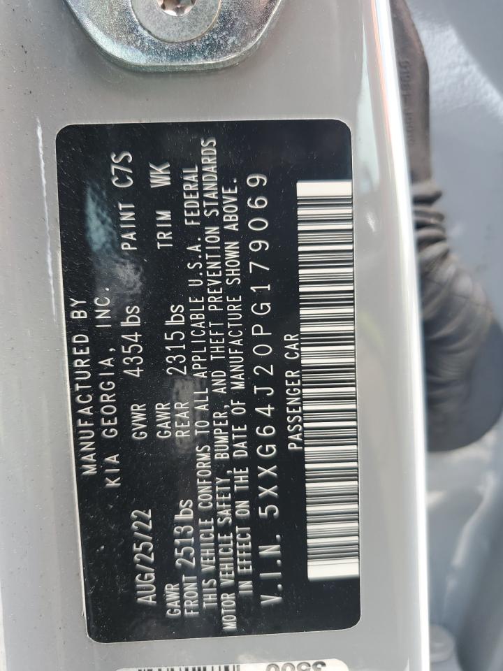 2023 KIA K5 GT LINE VIN:5XXG64J20PG179069
