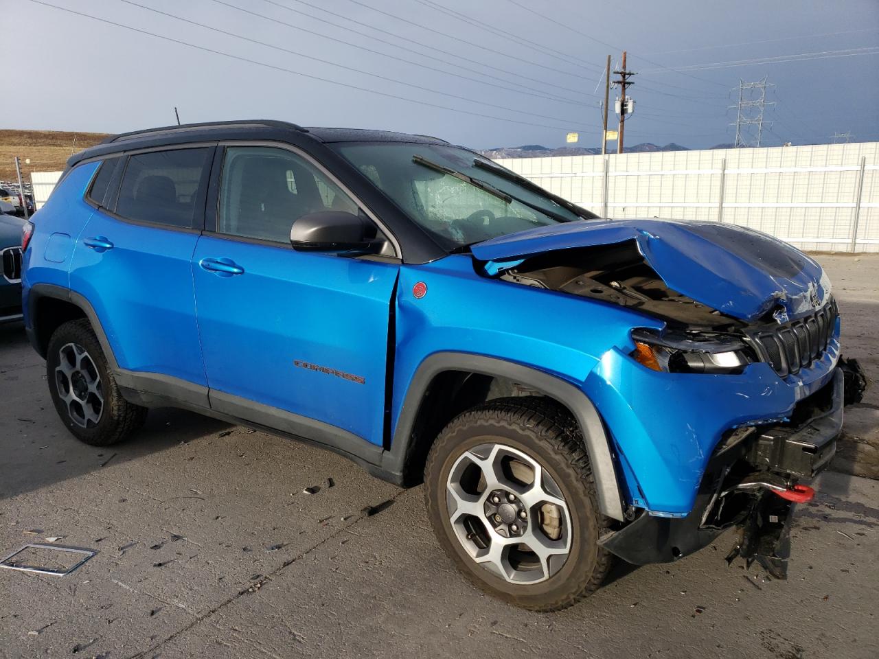 2022 JEEP COMPASS TRAILHAWK VIN:3C4NJDDB6NT124662