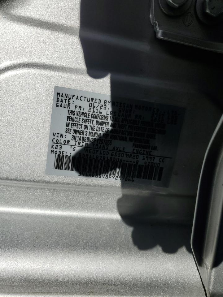 2023 NISSAN SENTRA S VIN:3N1AB8BV8PY297866
