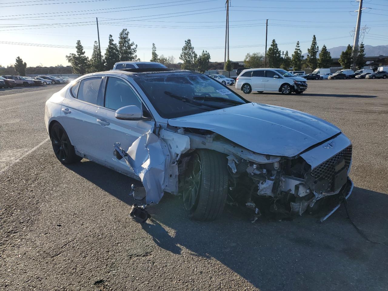 2022 GENESIS G70 BASE VIN:KMTG54TE9NU081984