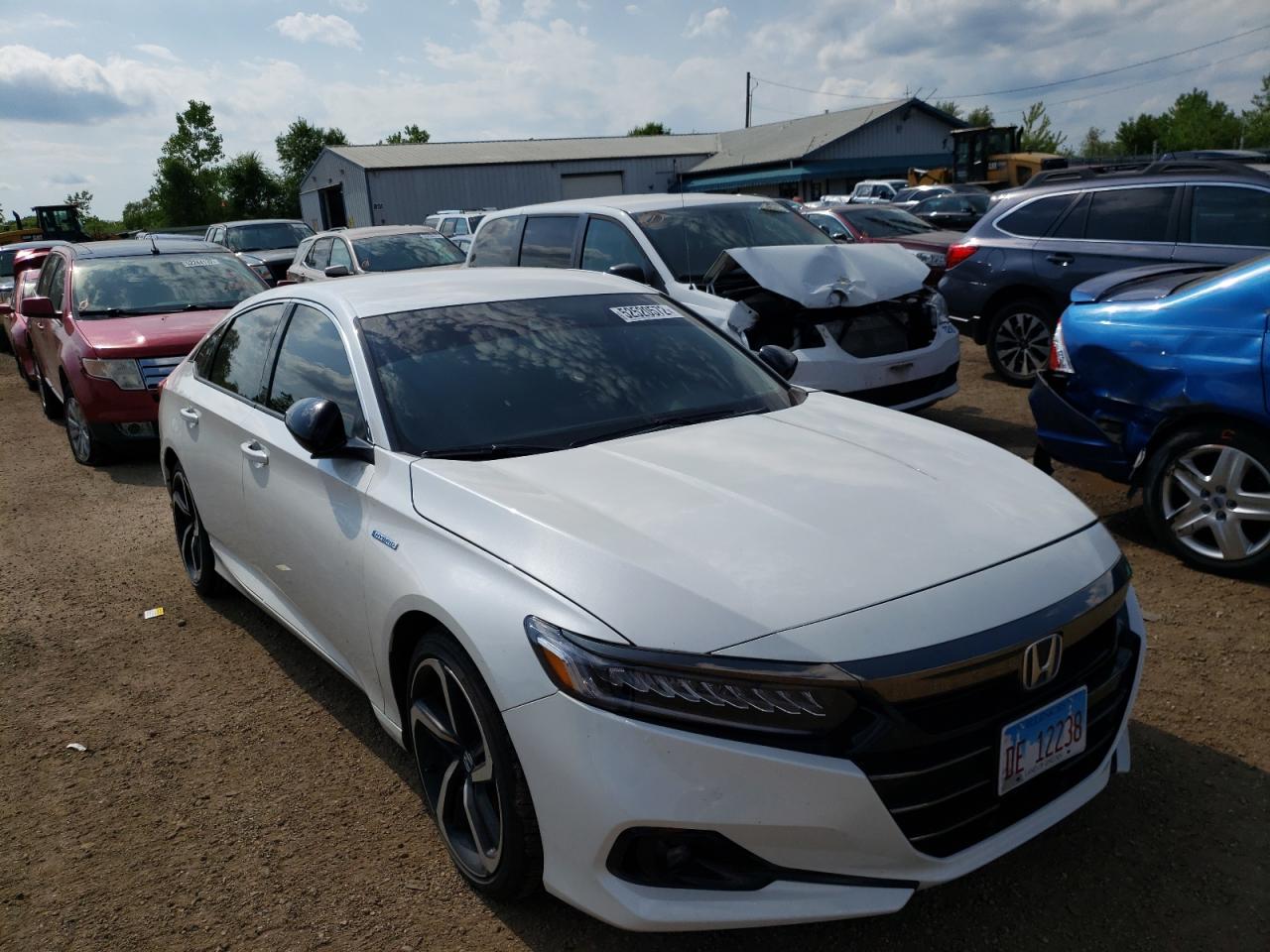 2022 HONDA ACCORD HYBRID SPORT VIN:1HGCV3F27NA010584