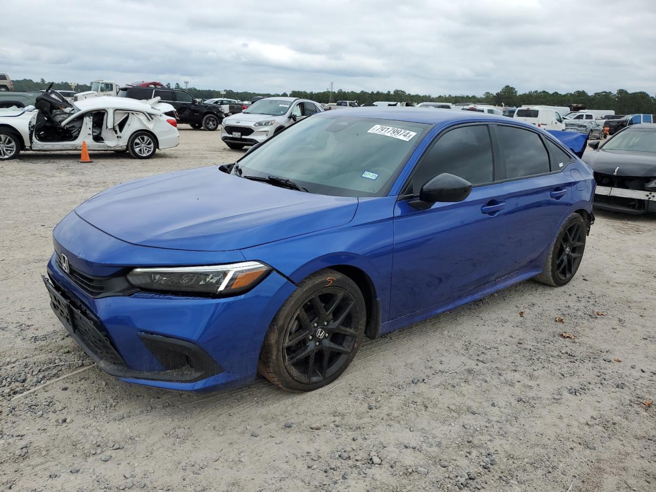 2022 HONDA CIVIC SPORT VIN:2HGFE2F52NH542649