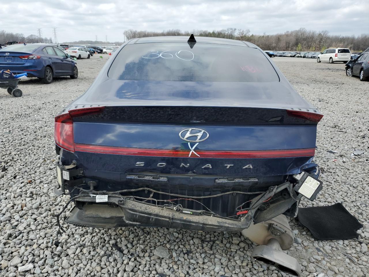 2022 HYUNDAI SONATA SEL VIN:5NPEF4JA2NH144548