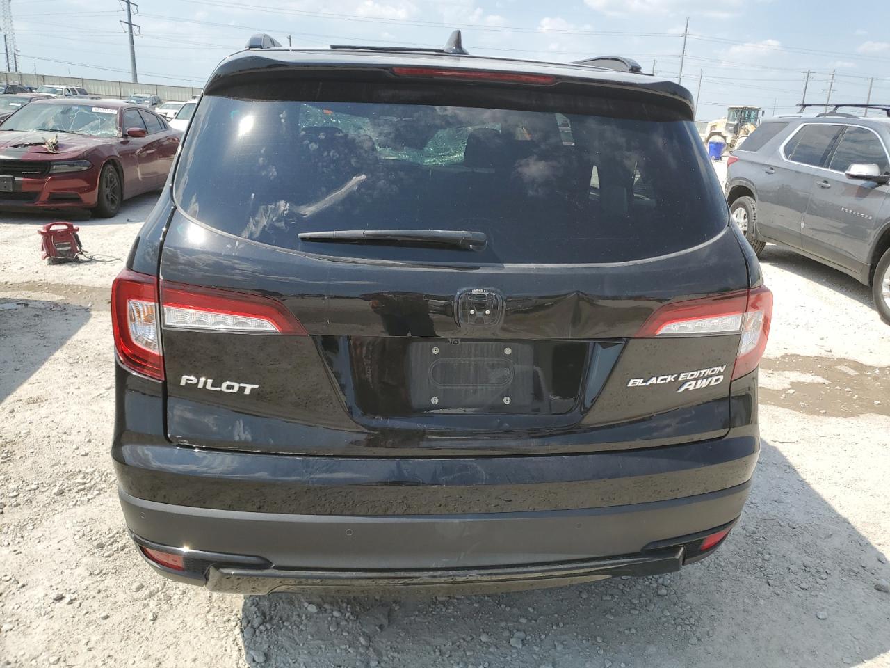 2022 HONDA PILOT BLACK VIN:5FNYF6H78NB031401