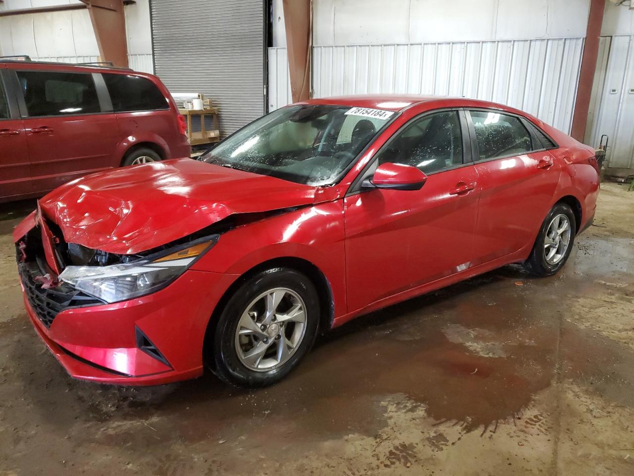 2022 HYUNDAI ELANTRA SE VIN:5NPLL4AG4NH053267