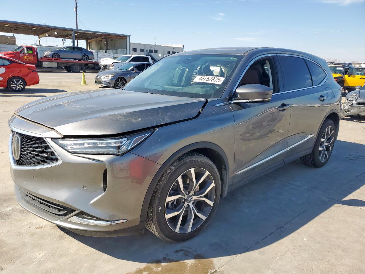 2022 ACURA MDX TECHNOLOGY VIN:5J8YD9H43NL012136