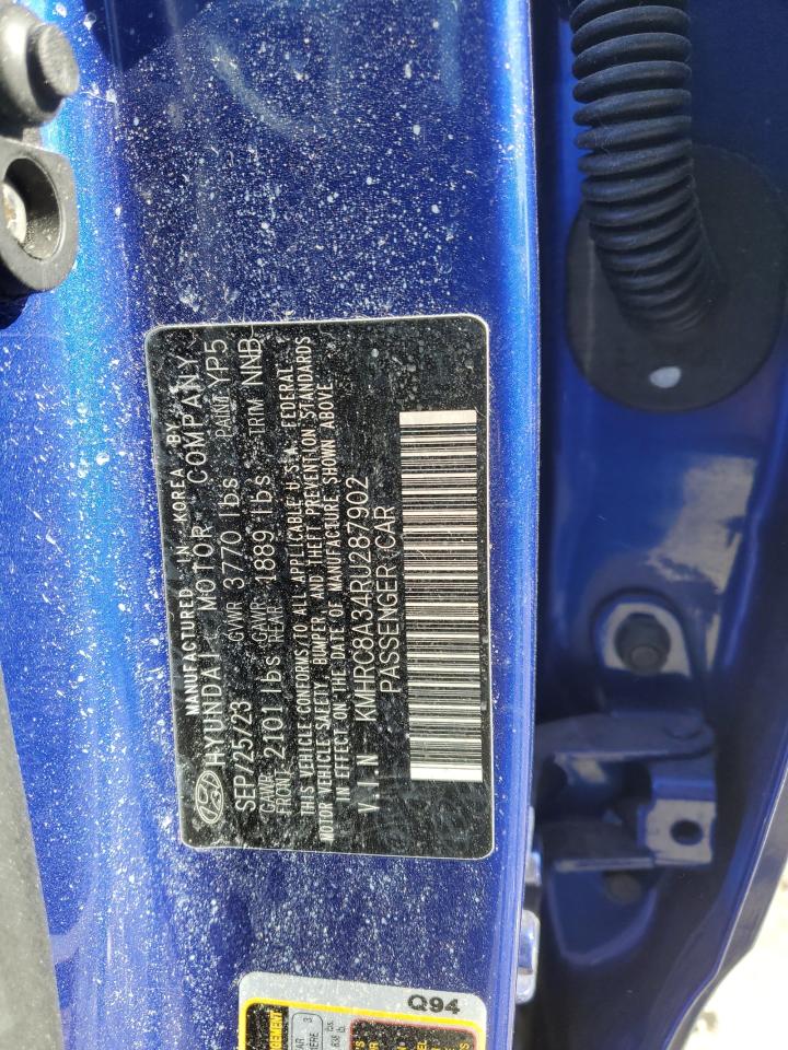 2024 HYUNDAI VENUE SEL VIN:KMHRC8A34RU287902