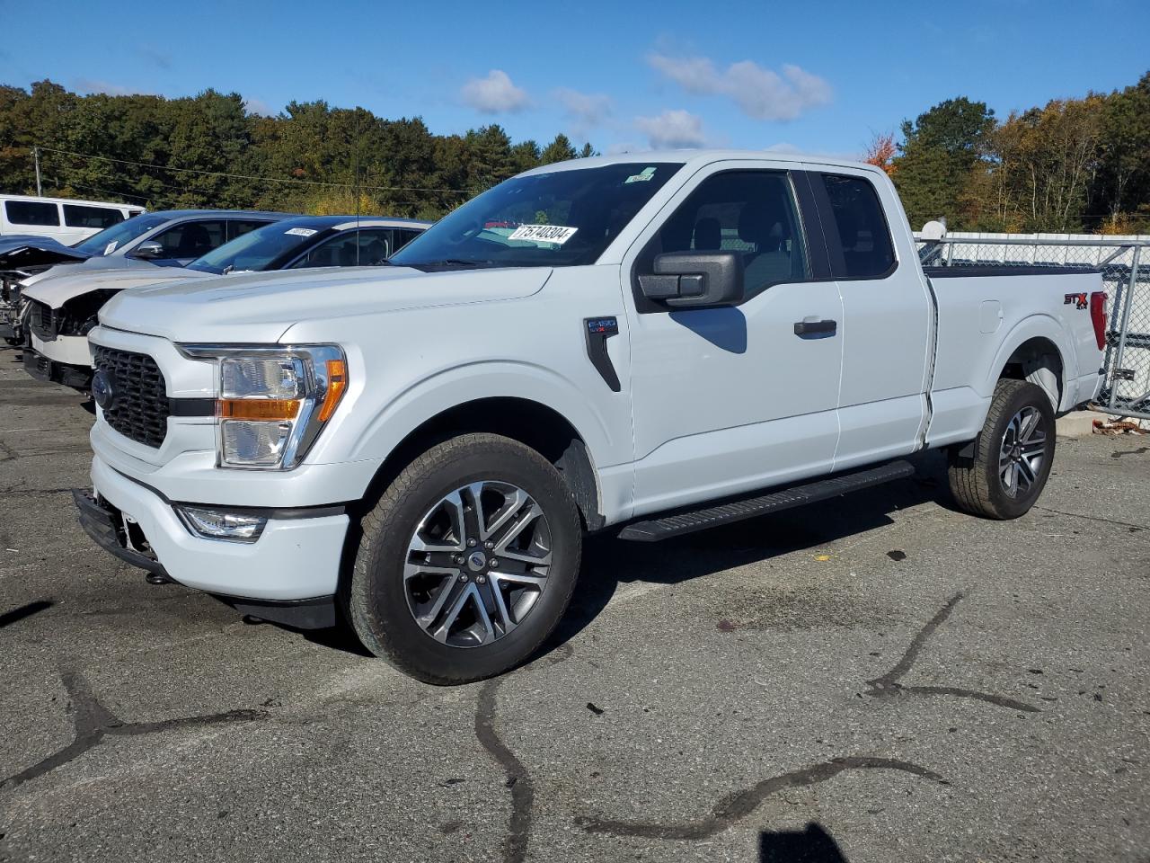 2022 FORD F150 SUPER CAB VIN:1FTFX1E5XNKF18418